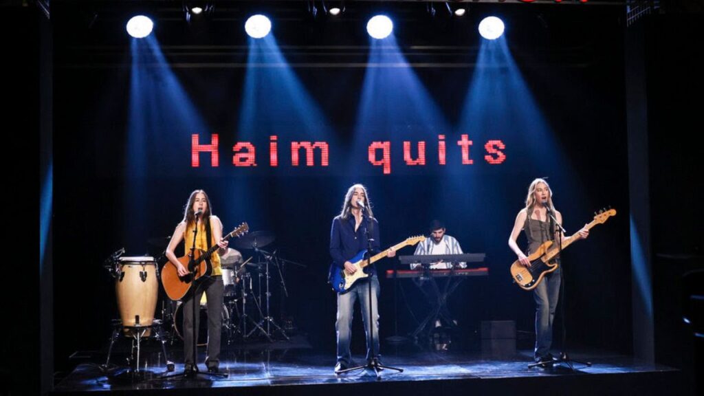 HAIM Perform “Down to be wrong” on Fallon: Watch