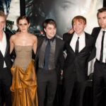 Tom Felton, Emma Watson, Daniel Radcliffe, Rupert Grint, and Matthew Lewis attend the premiere of "Harry Potter and the Deathly Hallows: Part 2"