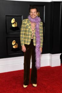 Harry Styles at the Grammy Awards.