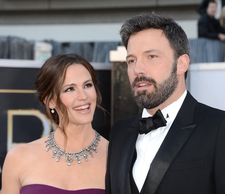 Garner and Affleck arrive at the Oscars on Feb. 24, 2013, in Hollywood.