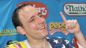 Joey Chestnut is returning to Nathan’s hot dog eating contest after year-long ban