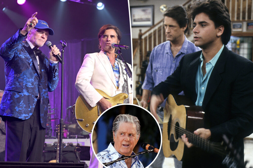 John Stamos told Beach Boys' Mike Love that Brian Wilson died: 'He didn't say one word' for 2 hours