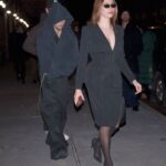 Justin Bieber and Hailey Bieber walking in New York City.