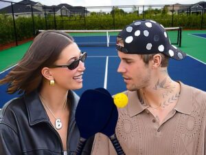 Justin bieber hailey pickleball getty comp