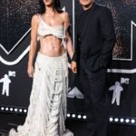 Katy Perry and Orlando Bloom at the 2024 MTV Video Music Awards.