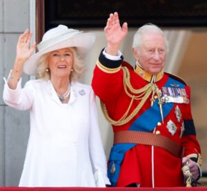 King Charles III and other members of the royal family in uniform wore black armbands on Saturday.