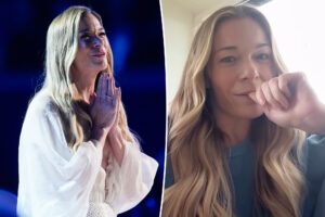 LeAnn Rimes runs off stage mid-concert after her teeth fall out