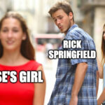 Jesse's girl distracted boyfriend meme