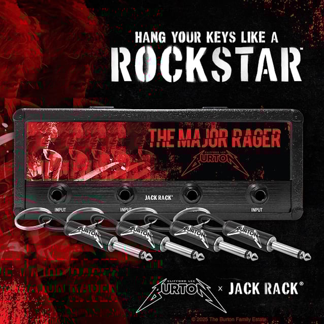 METALLICA: Official CLIFF BURTON Jack Rack Collection Released By PLUGINZ