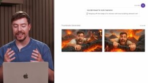 MrBeast YouTube AI thumbnail tool