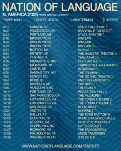 Nation of Language: N. America 2025 Tour