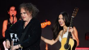 Olivia Rodrigo Performs with Robert Smith at Glastonbury