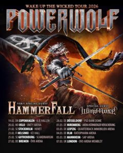 POWERWOLF Announces Massive February/March 2026 European Tour With HAMMERFALL And WIND ROSE