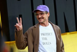 Pedro Pascal, here at the London premiere of "Thunderbolts" in April, told Vanity Fair that "bullies" like J.K. Rowling make him "sick."