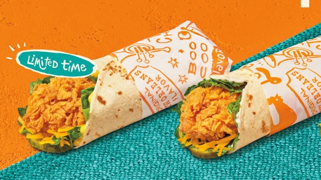 Popeyes launches new chicken wraps alongside blueberry drink lineup