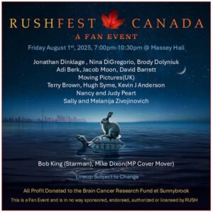 RUSH Fan Event In Toronto To Mark Tenth Anniversary Of Canadian Rock Legends' Final Concert