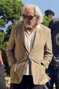 Harvey Keitel leaving Nobu in Malibu, CA.