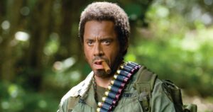 A Still Of Robert Downey Jr In Tropic Thunder
