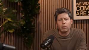 Sam Altman OpenAI CEO discusses Meta and AI battle