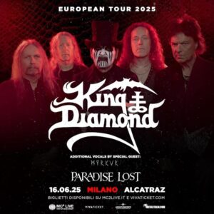 See KING DIAMOND Perform In Milan, Italy During Spring/Summer 2025 European Tour