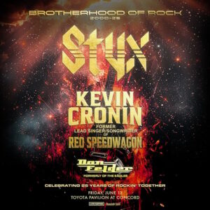 See STYX Perform In Concord, California During 2025 'Brotherhood Of Rock' Tour