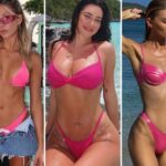 Hot Stars In Pink Bikinis