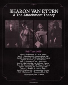 Sharon Van Etten tour poster