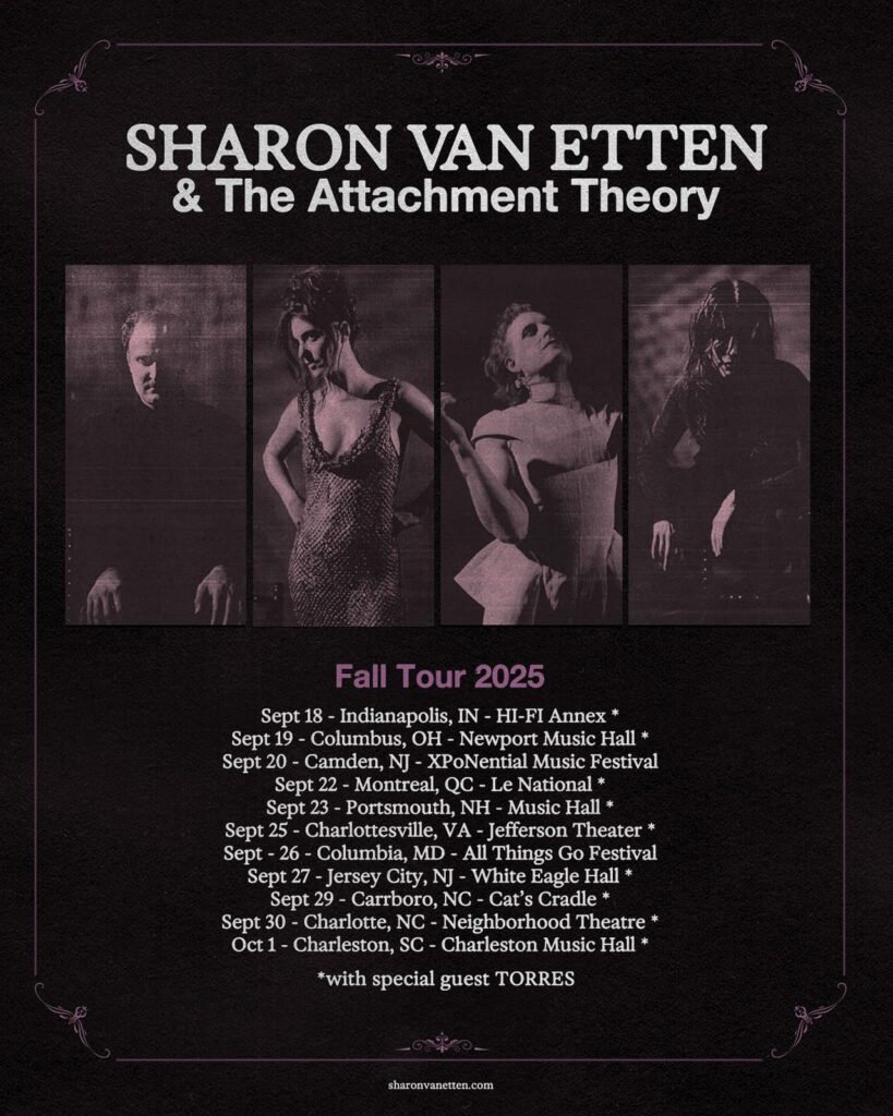 Sharon Van Etten tour poster
