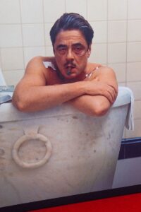 Benicio Del Toro is currently promoting his new role in the Wes Anderson film: The Phoenician Scheme