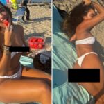 Sommer Ray's Beach Picnic ... Nothin' But Toasty Buns And Watermelon!