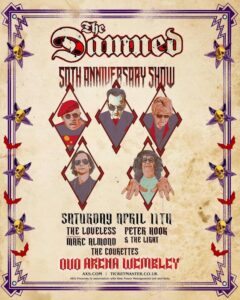 THE DAMNED Announces 50th-Anniversary Show At London's OVO Arena Wembley