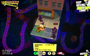 A screenshot from Teenage Mutant Ninja Turtles: Tactical Takedown.