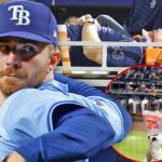 hunter bigge tampa rays hit ball injury main getty x composite 2