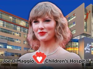 taylor swift Joe DiMaggio Children's Hospital main getty jdch.com composite