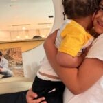 Kailyn Lowry hugging a child.