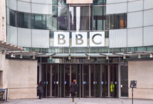 A photo of the BBC headquarters