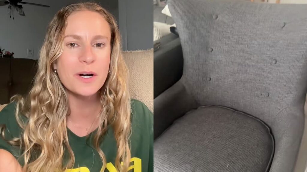 TikToker goes viral after “blue” chair taught her she’s colorblind
