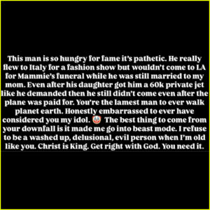 Trace Cyrus Instagram Post