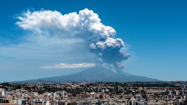 Mount Etna eruption