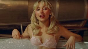 Watch Sabrina Carpenter's Absurd, Road-Themed "Manchild" Video
