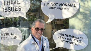 Kenneth Cole with some of his pithy quotes