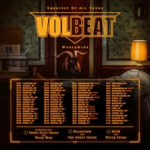 Watch: VOLBEAT Kicks Off 'Greatest Of All Tours Worldwide' In Vancouver