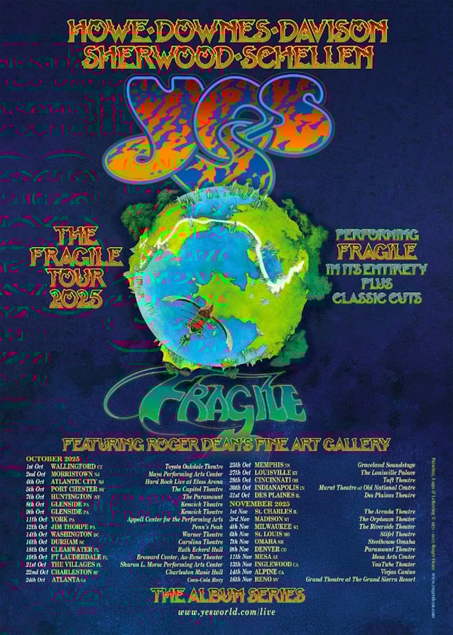 YES Announces 'The Fragile Tour 2025, The Album Series'
