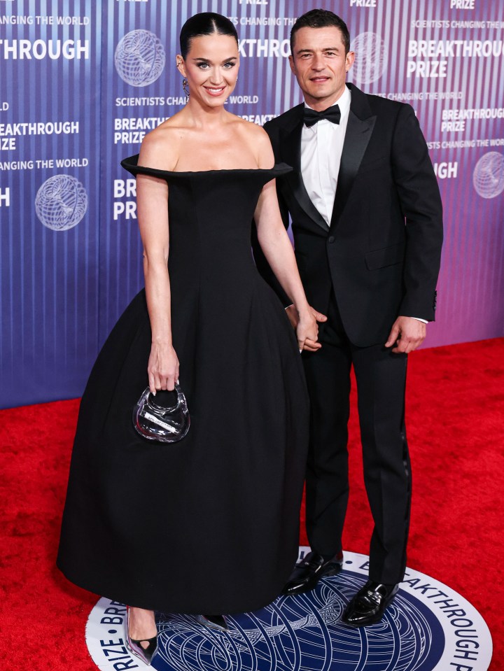 Katy Perry and Orlando Bloom at the 2024 MTV Video Music Awards.