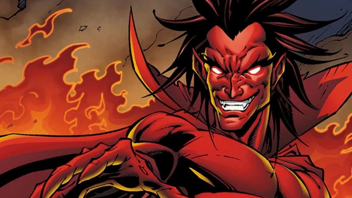 The demon lord Mephisto, the Satan figure on Marvel Comics.