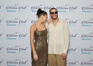 Elsie Hewitt and Pete Davidson at the Endometriosis Foundation of America’s Blossom Ball.