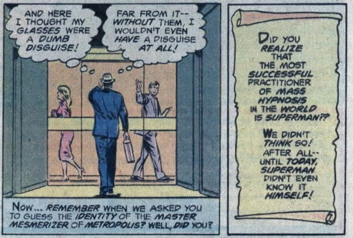 The final panel of Superman #330