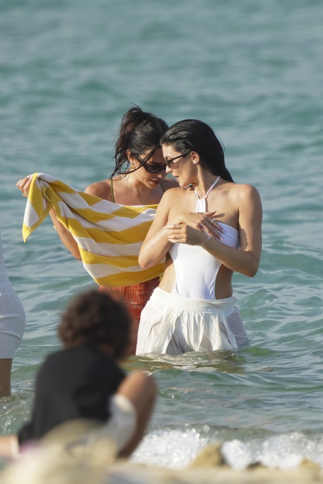 Kylie and Kendall Jenner in Saint-Tropez.