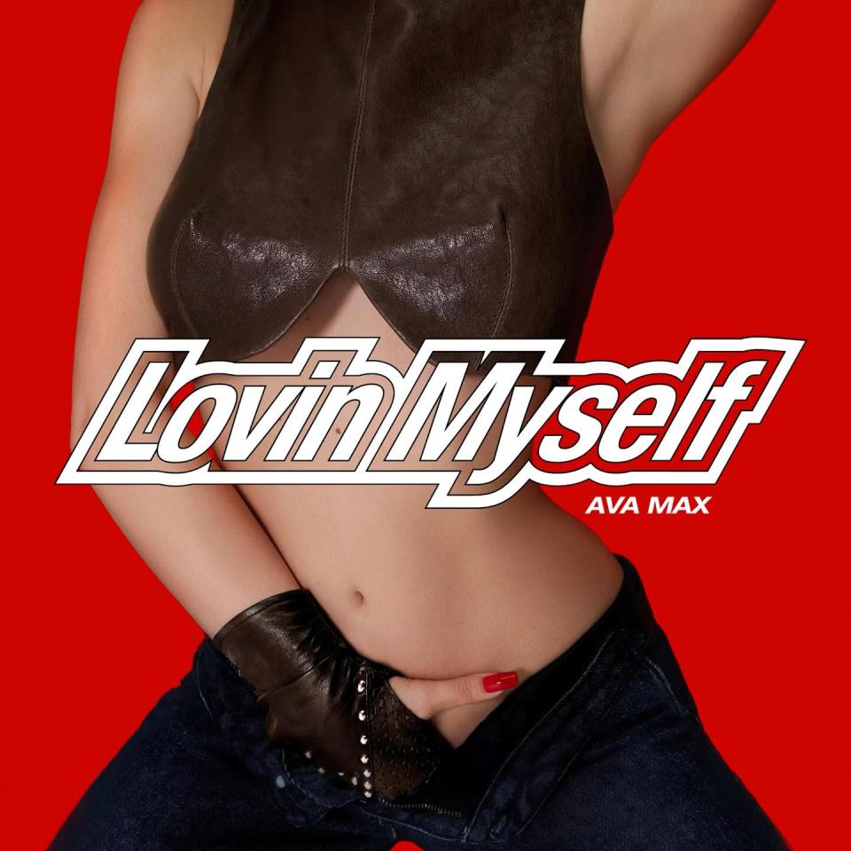 Ava Max's "Lovin Myself" single cover art.