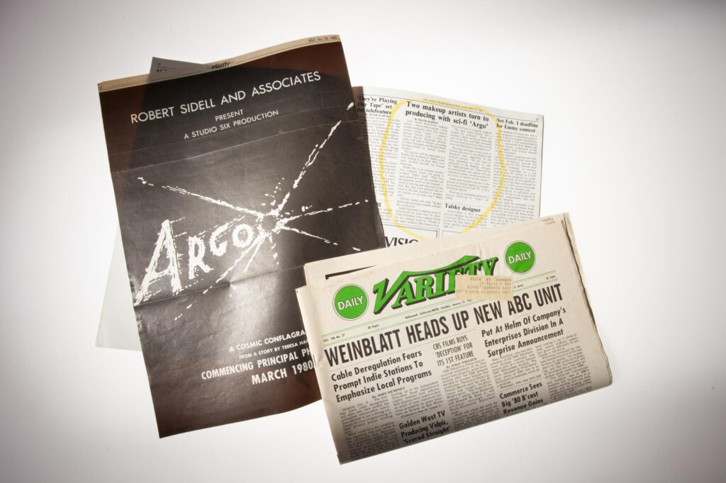 A newspaper and other documentation